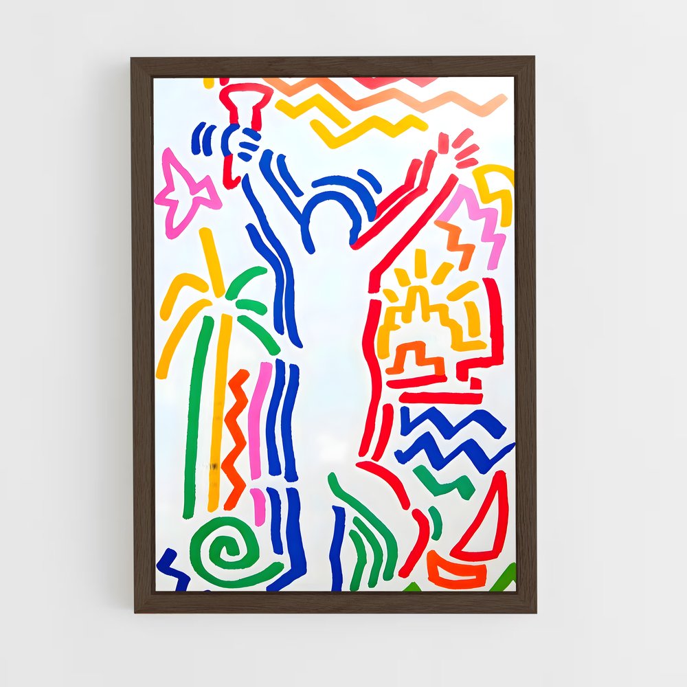 Poster Femme de Barcelone – affiche Jeux Olympiques (vue 5)